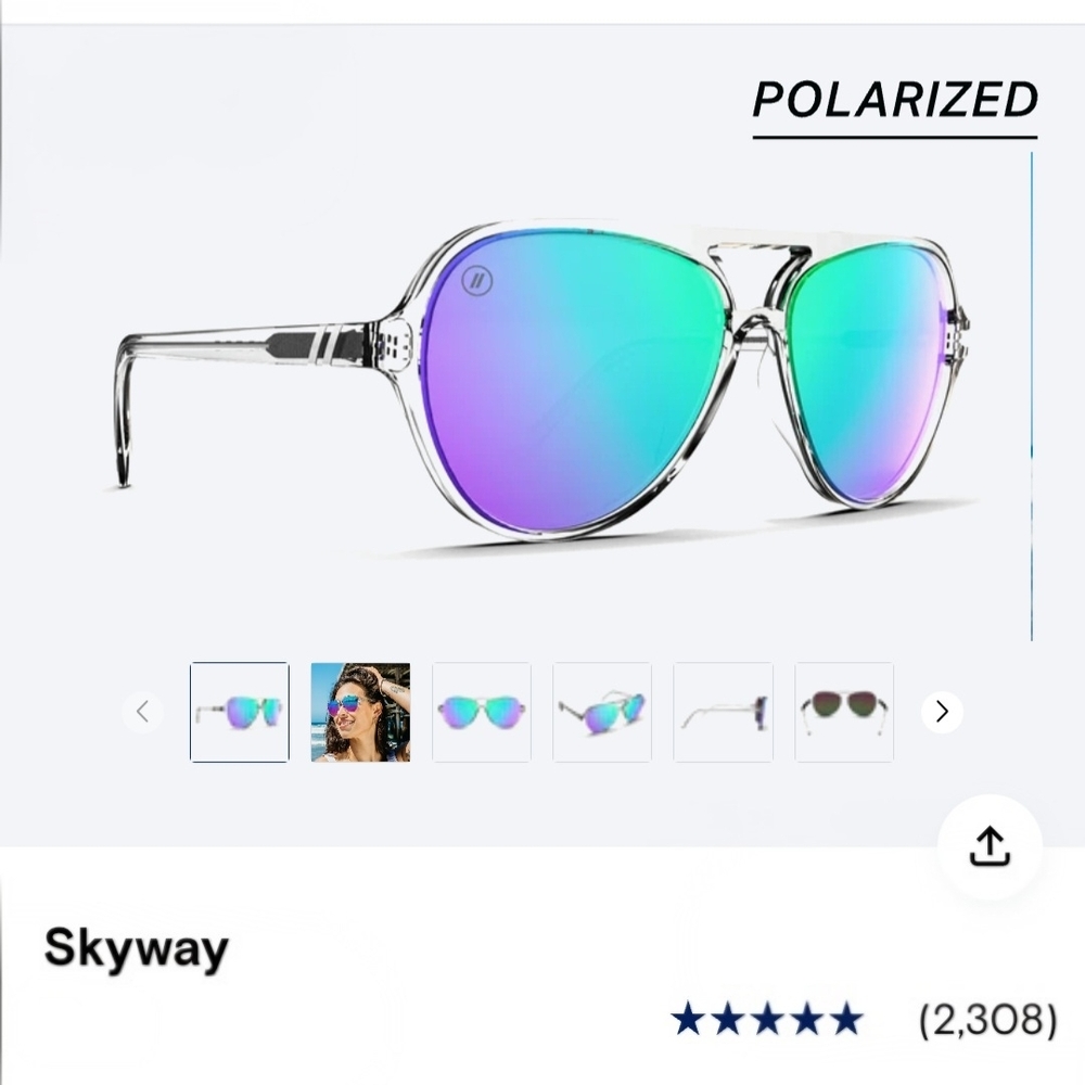 Blenders Polarized Sunglasses - SKYFALL
